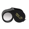 Bullongè Stun-BLACK Triplet Magnifying Glass 18 x 10 - Folding