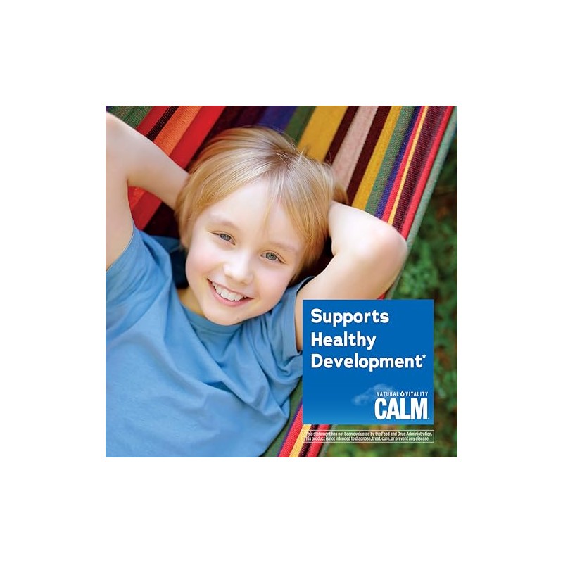 Natural Vitality CALM Kids, The Kids' Calm-Focus Drink Mix, Berry,