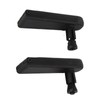 1 Pair Bike Rearview Mirror Plastic Handle Foldable 360 Degree
