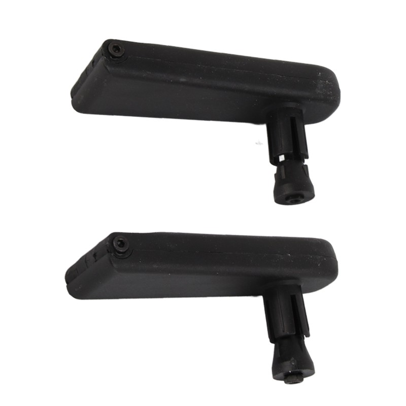 1 Pair Bike Rearview Mirror Plastic Handle Foldable 360 Degree