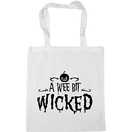 HippoWarehouse A wee bit wicked Tote Shopping Gym Beach Bag 42cm x38cm, 10 litres