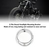 5.75in Round Headlight Mounting Bracket Stable Firmly Fixed Iron Universal