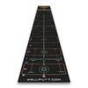 WELLPUTT - 13ft Golf Putting Training Mat - Black