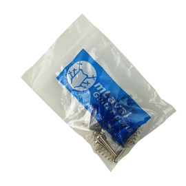 Saddles for Modern Tele or Strat style Bridge, Chrome, set of 6