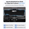 Windshield Sunshade for 2014-2023 2024 2025 Dodge Ram ProMaster Accessories