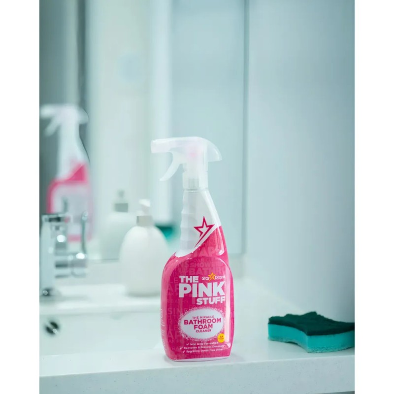 Limpiador De Espuma Antigoteo Baño The Pink Stuff 750 Ml
