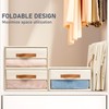 DIMJ Closet Organizers and Storage - Foldable Storage Bins with