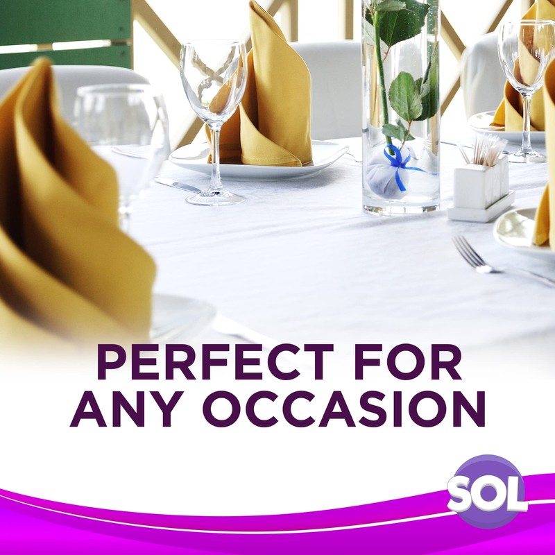 3pk White Table Cloth Party | 121 x 121cm |