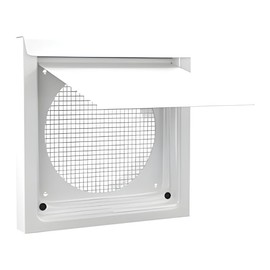PremiumWallVent InOvate 6” Premium Wall Vent (No Collar) (White)