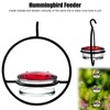 3 Pcs Hummingbird Feeder Metal Hanging Bird Feeder for Outdoor