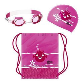 BECO Swim Bag with Goggle and Cap - Pink
