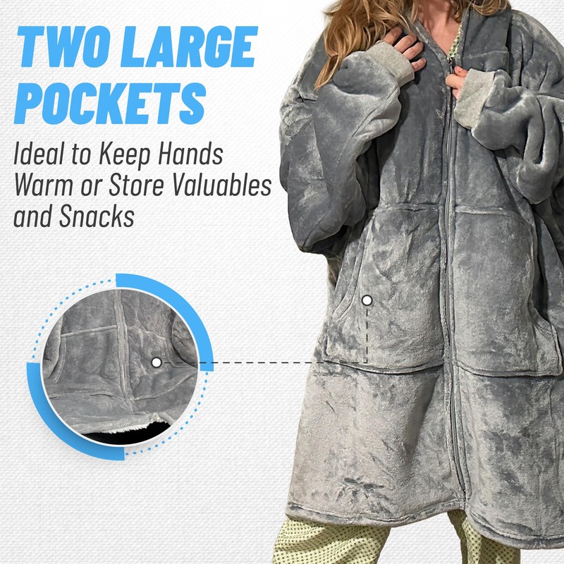 Dialysis Clothing Dialysis Sweatshirts with Arm Zipper | Oversized Wearable