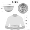 Commercial Stainless Steel Bowls, Set of 3, 26, 28, 30