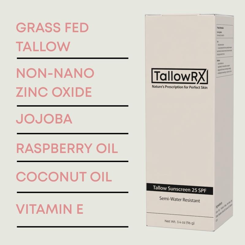 Tallow Sunscreen 25 SPF - Natural Mineral Sunscreen - 4