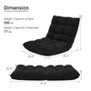 GORELAX Floor Chair with Back Support, 14-Position Adjustable Folding Gaming