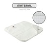 UBICON 100% Organic, Thin, Soft and Climate Friendly Cotton White