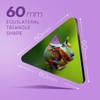 1x Triangle MDF Magnet 6cm - Javan Tree Frog Flying