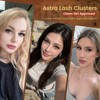 Astra Lash Clusters Kit, D Curly 10-18mm Wispy Individual Lashes