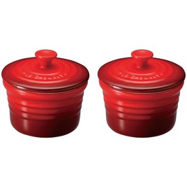Le Creuset 910026-00-06 Lamcan, S, Set of 2, Heat Resistant Containers, Cherry Red