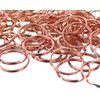 CleverDelights Key Rings - Rose Gold Color - Strong Split