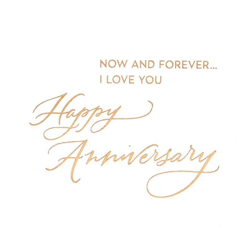 Papyrus Anniversary Card (Now and Forever)