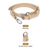 sourcing map Leather Bag Strap Replacement Adjustable Crossbody Bag Straps