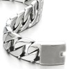 COOLSTEELANDBEYOND Masculine Mens Stainless Steel Large Link Curb Chain Bracelet,