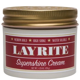 Layrite High Shine Hair Styling Cream for Men 4.2 Ounce Water Soluble