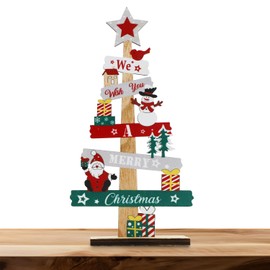 Christmas Table Decorations, Christmas Wooden Table Sign Xmas Tabletop Decorations Christmas Gnome Table Sign Christmas Centerpiece Tabletop Signs for Xmas Party Supplies Home Room Decor Y4-SDKTBJ (A)