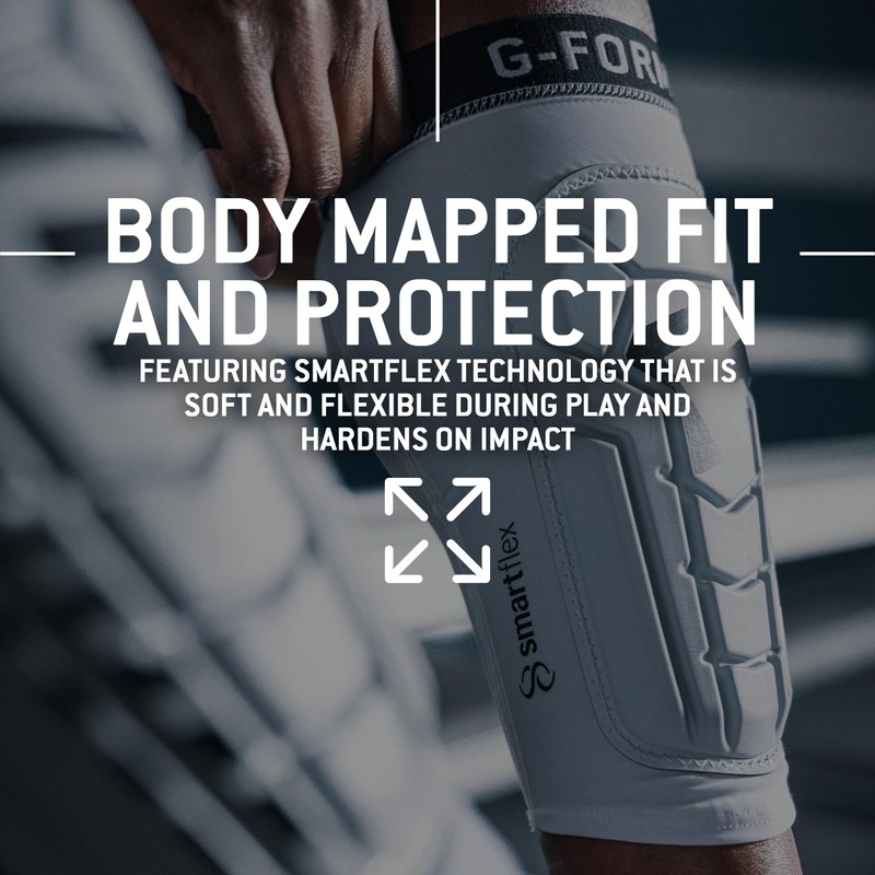 G-form PRO-S VENTO Shin Guards Youth WHT Soccer Legers (yvs4716068)