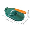 GRIRIW Dumpling Skin Presser Mold Pastry Wrapper Maker for Easy