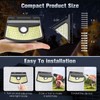 Aootek New Solar Motion Sensor Lights 120 LEDs with Lights