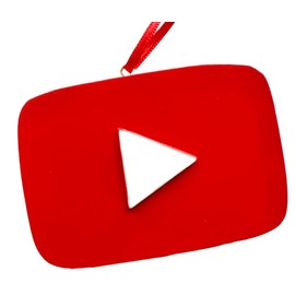 YouTube Christmas Tree Ornament You Tube Video Watcher Obsessed Influencer