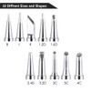 Gasea 10pcs 900M Soldering Tips Replacement Solder Iron Tips Kit