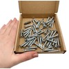 Pack of 50 DIN 7504 P Galvanised Steel 5.5 x