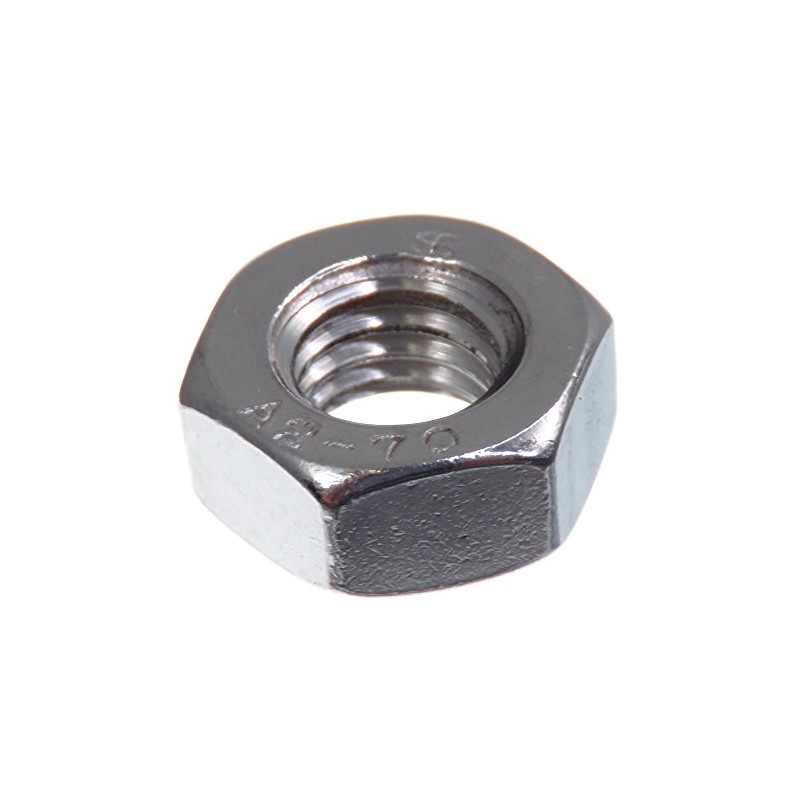 SECCARO nut M10, stainless steel V2A VA A2, DIN 934/ISO