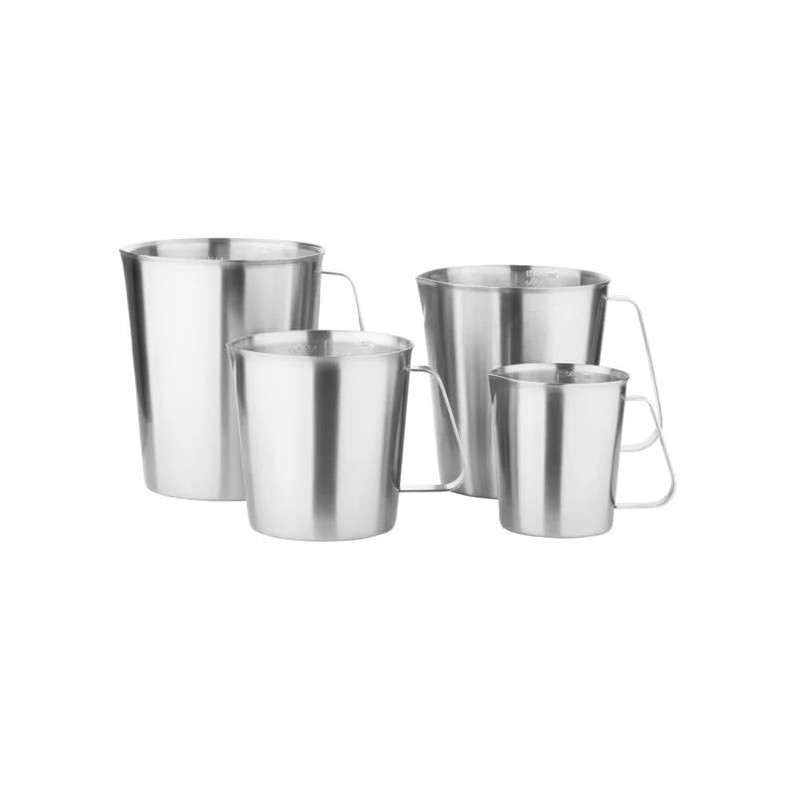 Vogue Stainless Steel Measuring Jug - 1Ltr