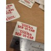 TONKA SER-VI-CAR Replacement Decal Set
