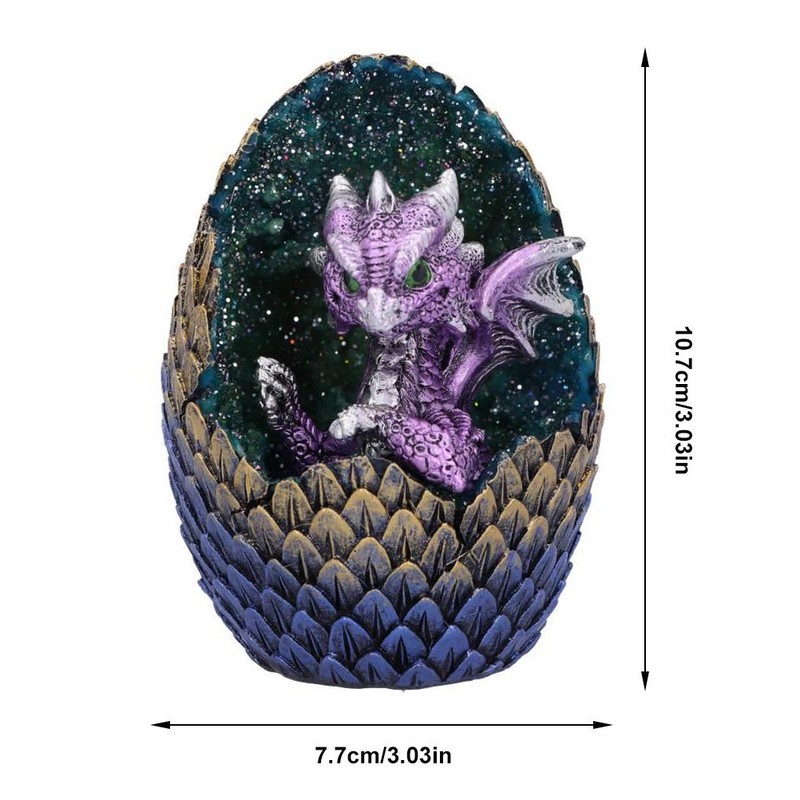 Dragon Egg Ornament Resin Dragon Egg Statue Craft Ornaments for