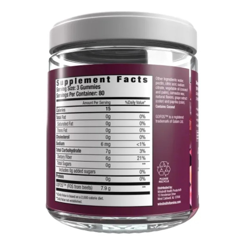 Suplemento en gomitas Country Farms FRIBRA sabor frutas x 240g