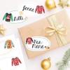 Papierdrachen 8 high-quality Christmas stickers, winter clothing, ideal decoration for