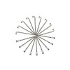 Set 250 mm Speichen Spokes Silver Chrome 2 mm including