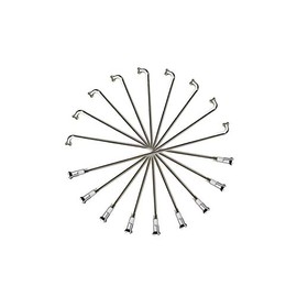 Set 250 mm Speichen Spokes Silver Chrome 2 mm including Brass Nipple
