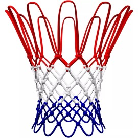 Spalding All Weather Replacement Basketball Net Red White Blue Fits Standard Rims