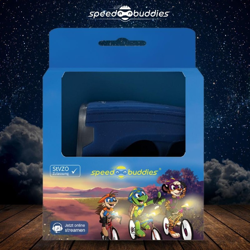 SPEED BUDDIES Rocket Bicycle Light for Children's Bicycle, StVZO Approved