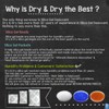 Dry & Dry [8 LBS] Blue Indicating Silica Gel Beads