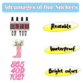 100 PCS Country Music Singer Stickers,Song Lyrics Stickers,Music Album Stickers for Fans Concerts,Country Pop Stickers Pack for Laptop,Water Bottle,Gifts for Music Lover,Adults,Kids