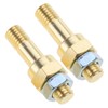 Saddgo 3/8""-16 Brass Studs Side Post Battery Terminal Bolt, Standard