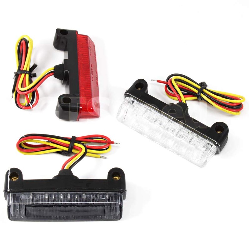 GT-Speed - Smoke Mini Motorcycle LED Rear Taillight Lamp Indicator