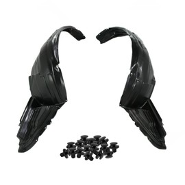 Parts N Go Fender Liner Set w/Clips For 2008-2011 Subaru Impreza WRX Front Driver & Passenger Side Left Right SU1249117 SU1248117 59110FG012 59110FG002